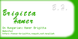brigitta haner business card